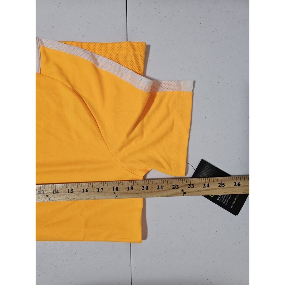 Nike Dry Academy Shirt Men Medium Orange Soccer Futbol Mesh Back Athletic 832967 - Picture 8 of 9